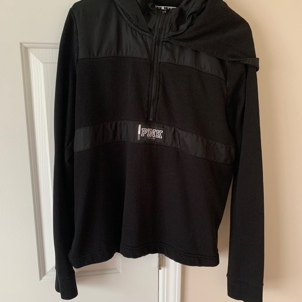 Pink VS half zip hoodie